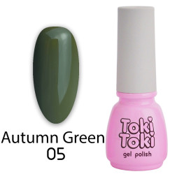 Gel polish Toki Toki / Autumn Green AG05, 5 ml