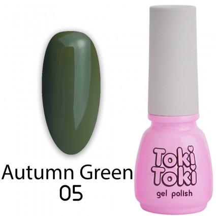 Гель-лак Toki Toki / Autumn Green AG05, 5 мл