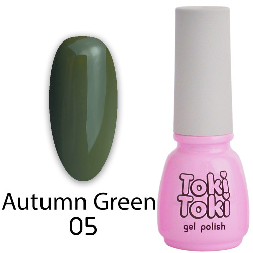 Gel polish Toki Toki / Autumn Green AG05, 5 ml