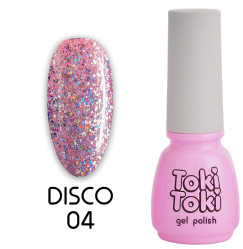 Gel polish Toki Toki / Disco No. 004, 5 ml