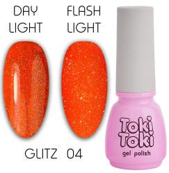 Gel polish Toki Toki / Glitz GZ04, 5 ml