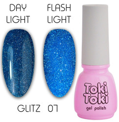Gel polish Toki Toki / Glitz GZ07, 5 ml