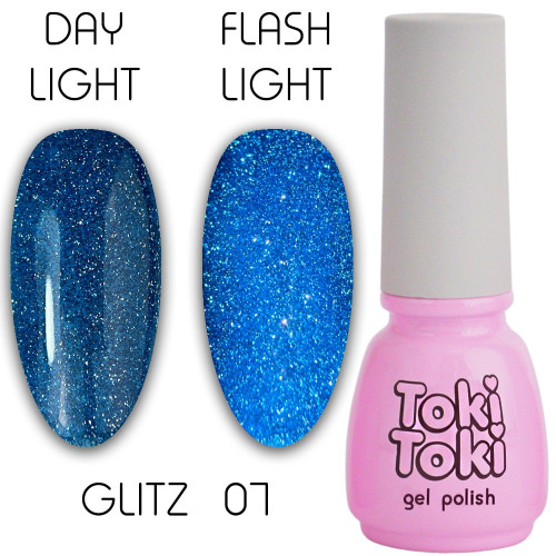 Gel polish Toki Toki / Glitz GZ07, 5 ml