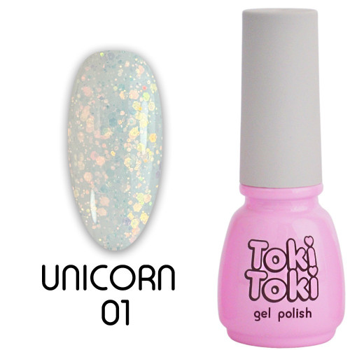 Гель-лак Toki Toki / Unicorn UN01, 5 мл