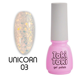 Gel polish Toki Toki / Unicorn UN03, 5 ml