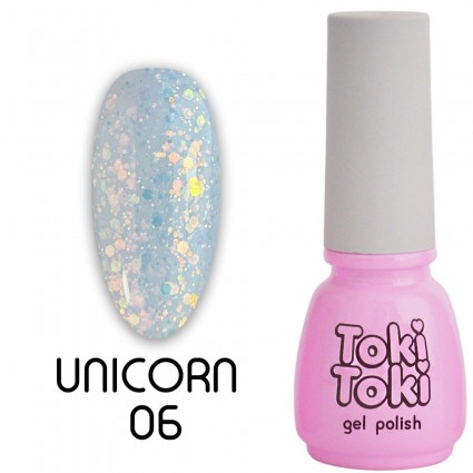 Гель-лак Toki Toki / Unicorn UN06, 5 мл