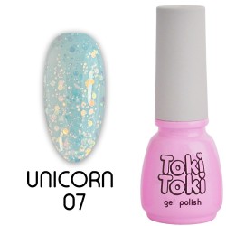 Гель-лак Toki Toki / Unicorn UN07, 5 мл