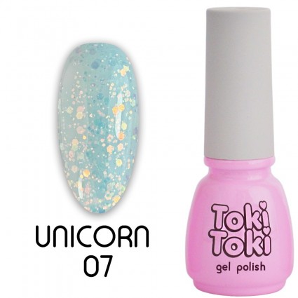Гель-лак Toki Toki / Unicorn UN07, 5 мл