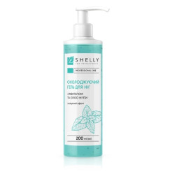 Гель охлаждающий для ног Shelly с ментолом и маслом мяты, 200 мл