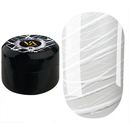 Гель-паутинка Valeri / Spider Gel / №5 белая (баночка), 5 мл