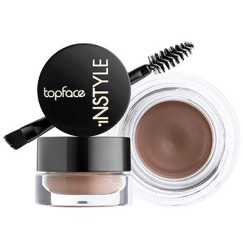 Eyebrow pomade gel TopFace / Instyle - Eyebrow gel (PT551) / 02 - Taupe, jar 3.5 g
