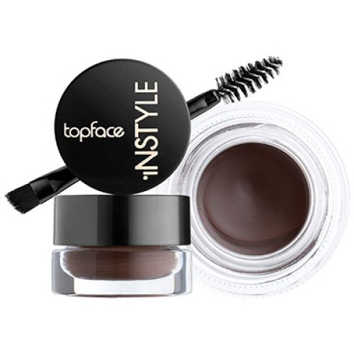 Гель-помадка для брів TopFace / Instyle - Eyebrow gel (PT551) / 04 - Chocolate, баночка 3,5 г