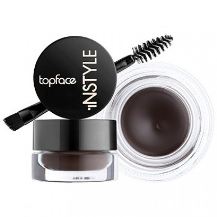 Eyebrow pomade gel TopFace / Instyle - Eyebrow gel (PT551) / 05 - Coffee, jar 3.5 g