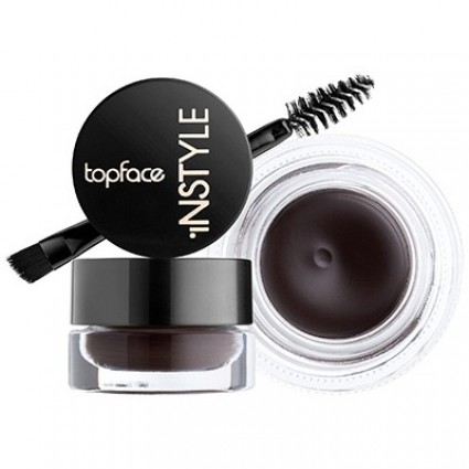 Eyebrow pomade gel TopFace / Instyle - Eyebrow gel (PT551) / 06 - Mocha Brown, jar 3.5 g