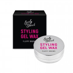 Гель-віск для брів, що фіксує Lovely Brows - Styling Gel Wax Fluffy Brows, 15 г - УЦІНКА
