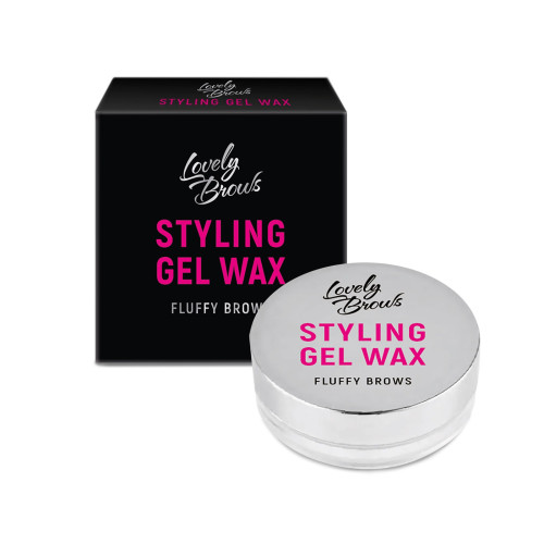 Гель-віск для брів, що фіксує Lovely Brows - Styling Gel Wax Fluffy Brows, 15 г - УЦІНКА