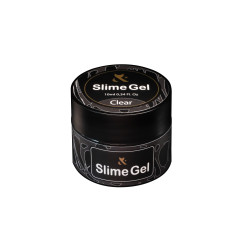 Гель-жуйка для дизайну нігтів F.O.X / Slime Gel / Clear, 10 мл (баночка)