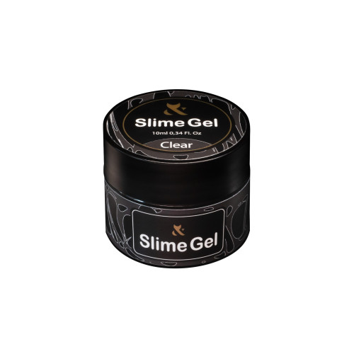 Гель-жвачка для дизайна ногтей F.O.X / Slime Gel / Clear, 10 мл (баночка)