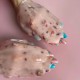 Shelly Hydrogel Hand Mask - HudroJelly Hand Mask - with rose petals, 200 g