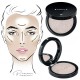 Хайлайтер для лица пудровый Sinart HIGHLIGHTERPRO / Н3, 9 г