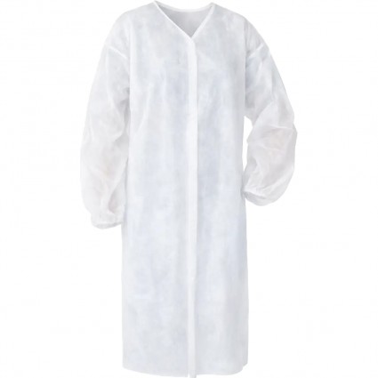 Disposable gown made of spunbond with buttons Polix PRO&MED - COMFORT+ (size L-XL), 1 pc