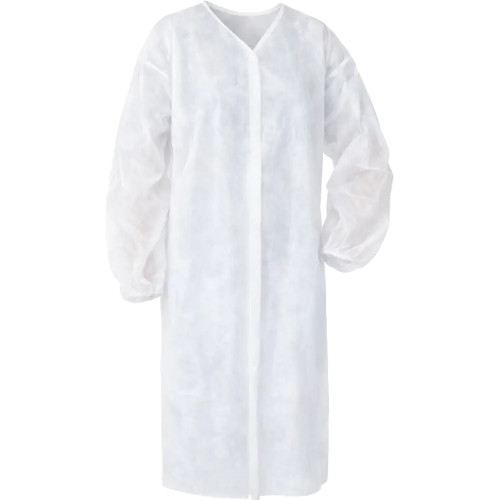 Халат одноразовий із спанбонду на кнопках Polix PRO&MED - COMFORT+ (розмір L-XL), 1 шт