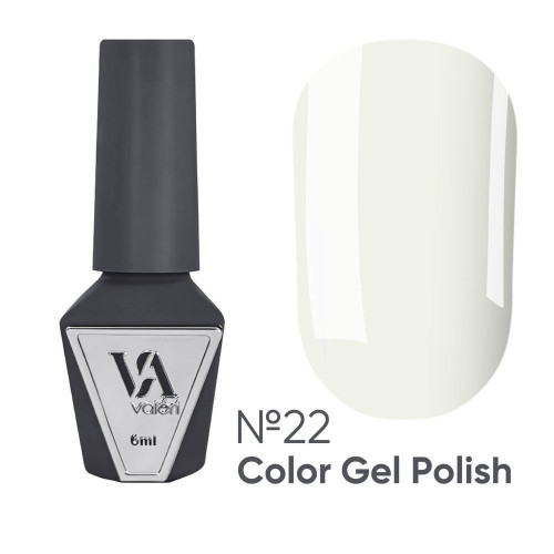Gel polish for nails VALERI Color №22, 6 ml