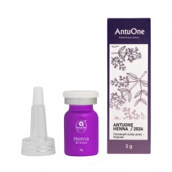 Хна для бровей Antuone, 5 г, флакон силиконовый колпачок - ЧЕРНЫЙ