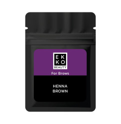Хна для брів Ekko Beauty - САШЕ 7 г - Brown