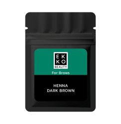 Хна для брів Ekko Beauty - САШЕ 7 г - Dark Brown
