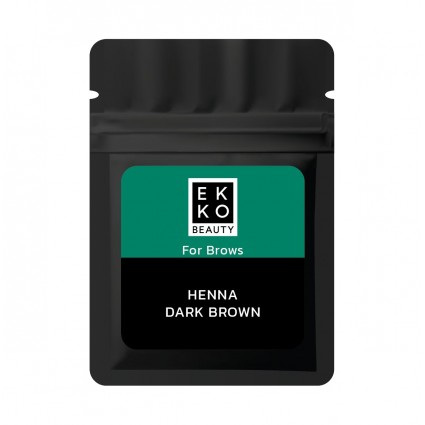 Хна для бровей Ekko Beauty - САШЕ 7 г - Dark Brown