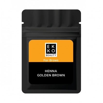 Henna for eyebrows Ekko Beauty - SACHET 7 g - Golden Brown