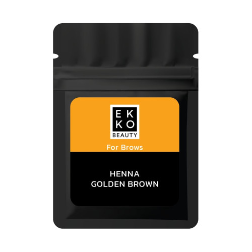 Хна для бровей Ekko Beauty - САШЕ 7 г - Golden Brown
