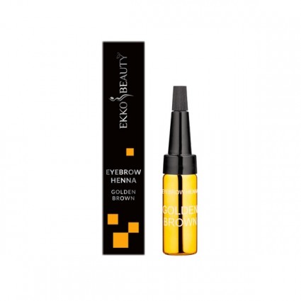 Хна для бровей Ekko Beauty - флакон 5 г - Golden Brown