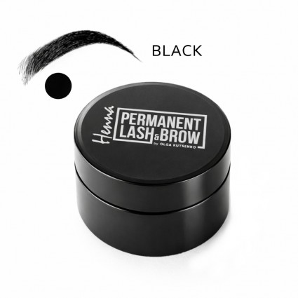 Хна для брів Permanent Lash&Brow - чорна, 5г