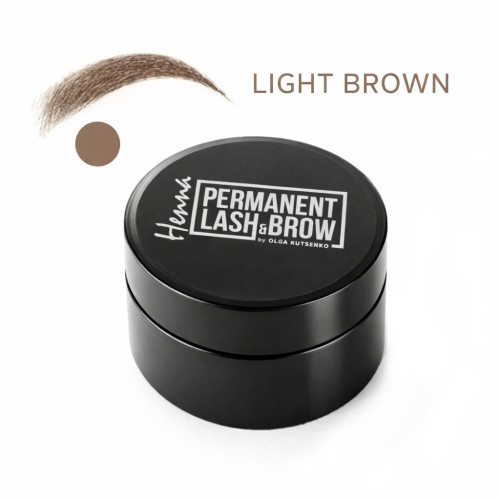 Trwała henna do brwi Lash&Brow - Jasny brąz, 5 g