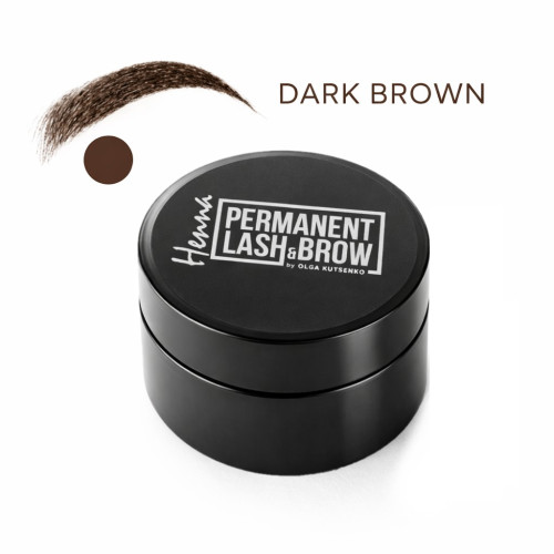 Permanent Lash&Brow Eyebrow Henna - Dark Brown, 5g