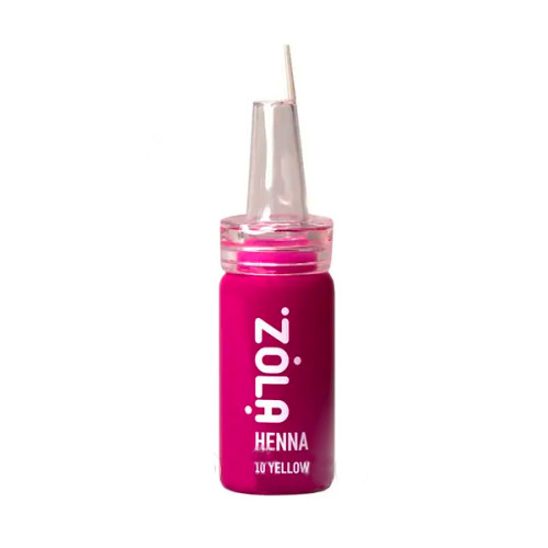 Хна для брів ZOLA / 10 yellow (коректор) / ВЕЛИКА, 10 г