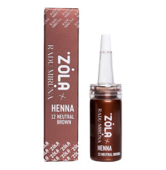 ZOLA x RADU MIRUNA Henna do brwi - 12 Neutral Brown - DUŻA, 10 g