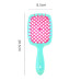 Гребінець для волосся Hair Brush - біла ручка з малиновою серединою | у коробці |