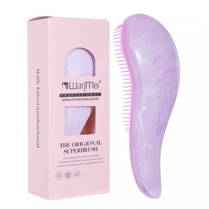 Hairbrush - The Original Superbrush - ShanMei - raspberry marble