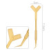 Eyelash lamination tool plastic / golden, 1 pc
