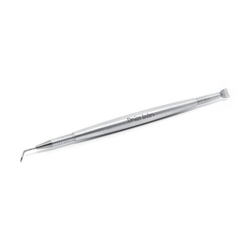 Multifunctional tool + applicator Design Lashes / silver