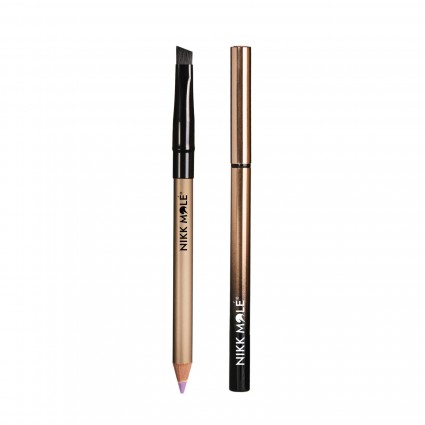 Олівець броу паста для розмітки з пензликом NIKK MOLE - Brow Paste - фіолетовий