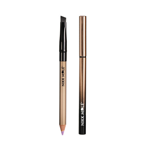 Карандаш броу паста для разметки с кисточкой NIKK MOLE - Brow Paste - фиолетовый