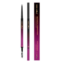Mechanical eyebrow pencil with brush Nikk Mole / №18 Warm Brownie
