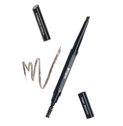 Олівець для брів механічний зі щіточкою Bogenia BG503/004 Dark-Brown (товстий)