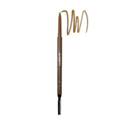 Карандаш для бровей механический со щеточкой Bogenia BG504 / 002 Caramel (тонкий)