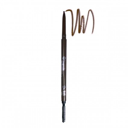 Олівець для брів механічний зі щіточкою Bogenia BG504/004 Brown (тонкий)