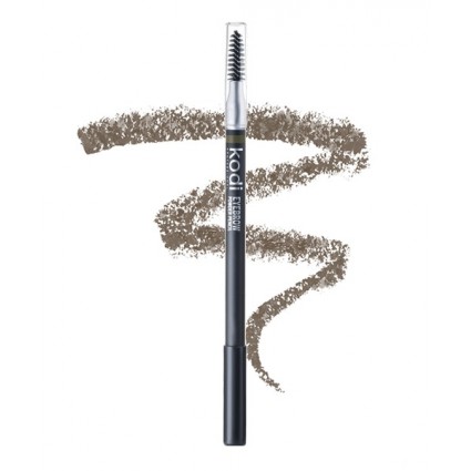 Карандаш для бровей пудровый со щеточкой Kodi Professional Eyebrow Powder Pencil / 10 PB